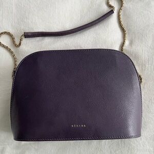Sézane Victor Bag, Smooth Violet